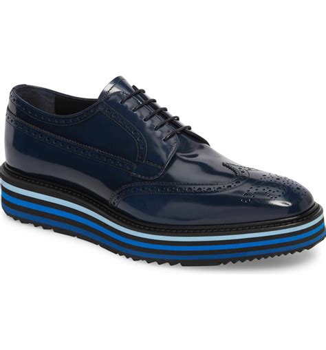 prada wingtip sneakers|Prada sneakers for men.